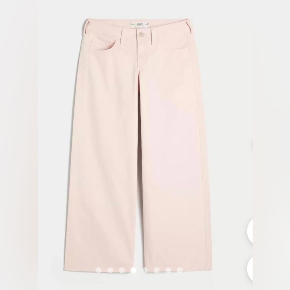 Hollister Low-Rise Super Baggy Jeans — Pale Pink Denim - Picture 11 of 11